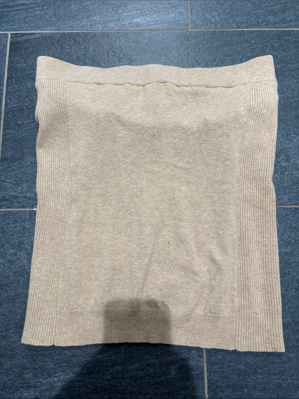 Oatmeal Ribbed tube top from old navy